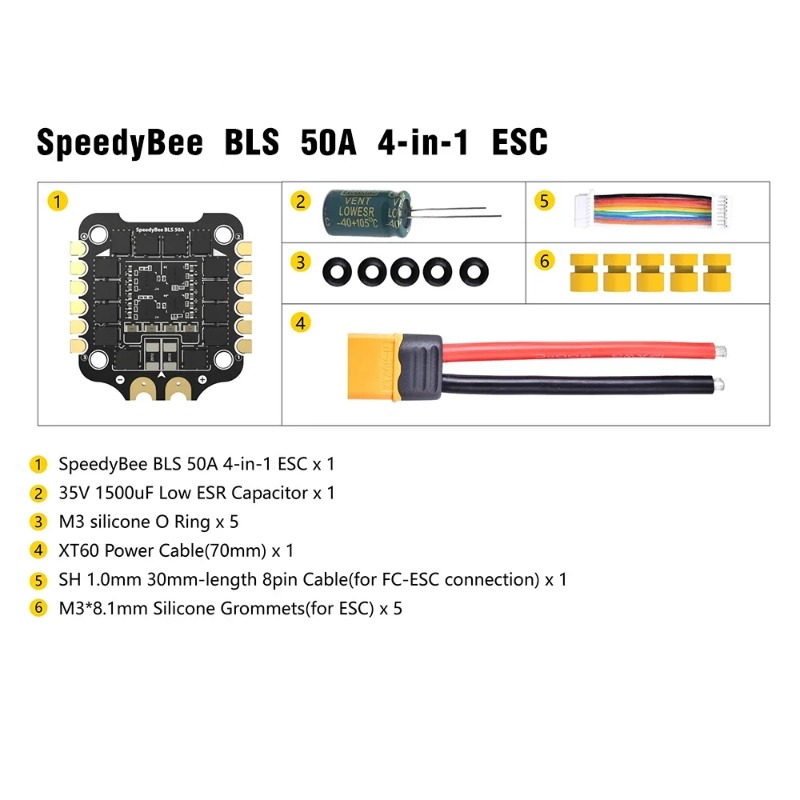 SpeedyBee F405 V3/V4 FC ESC St - Speedybee F405 V4 Bls 55A Stack incelemesi ve fiyatı